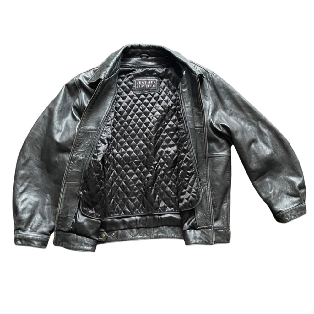 Leather Limited Vintage Black Leather Jacket